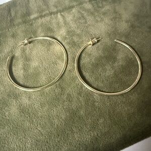 MELINDA MARIA GOLD 2” HOOPS